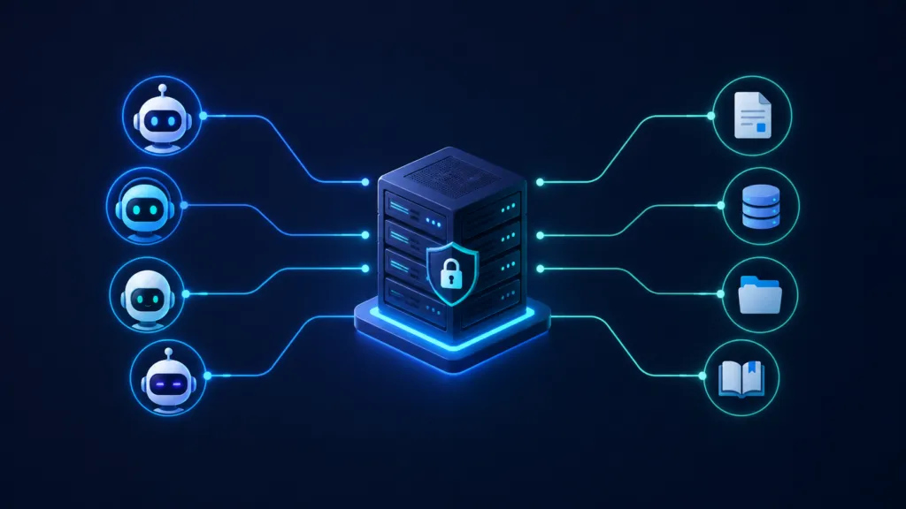 Secure internal MCP server connecting AI assistants to company documents, knowledge, and databases.