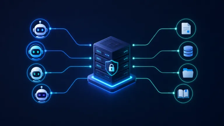 Secure internal MCP server connecting AI assistants to company documents, knowledge, and databases.